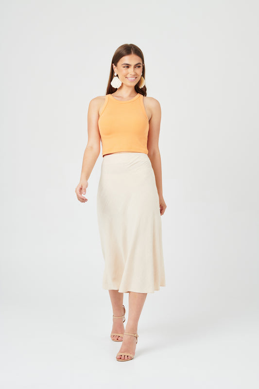 Tulum Midi Bias skirt