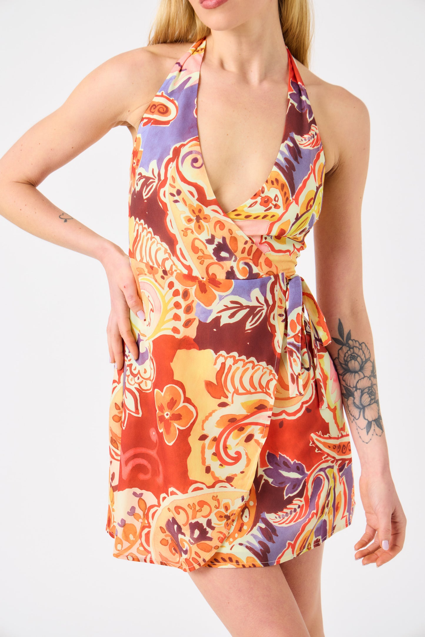 Suki Mini Wrap Dress